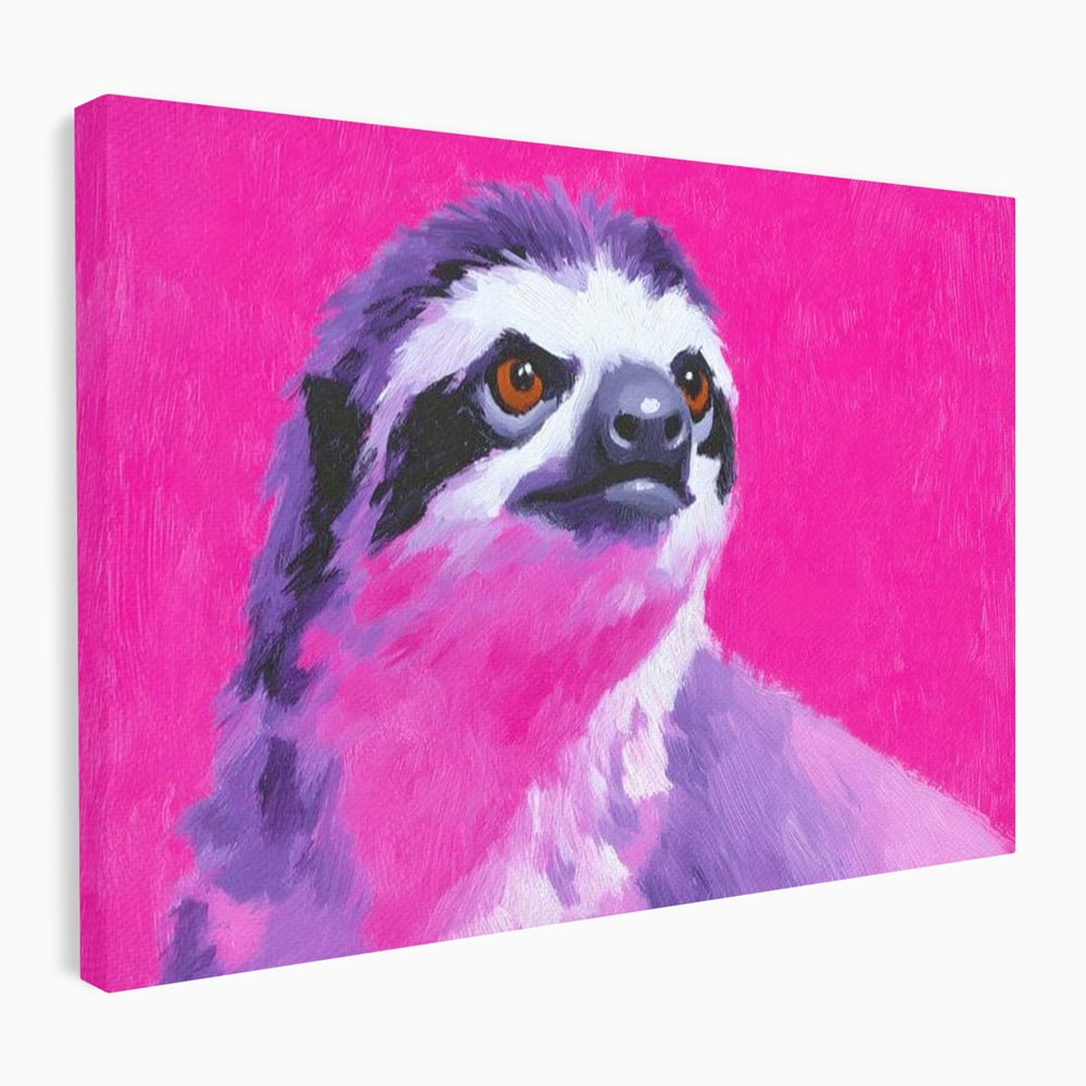 Tablou canvas cu tablou canvas cu lenes pictat, fara rama, pe sasiu de lemn